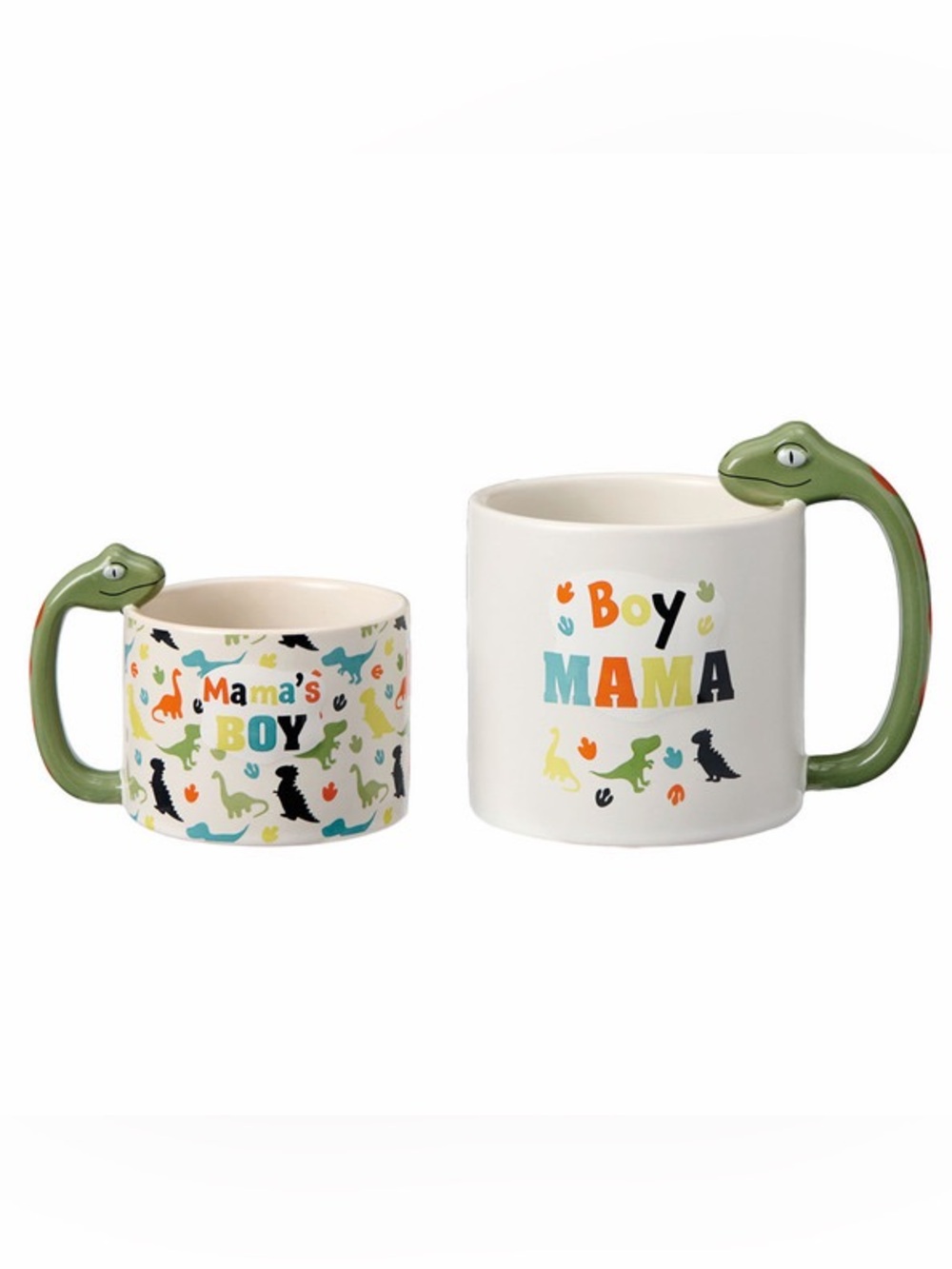 CROFTON Mama Dinosaur and Baby Dinosaur Mug Set